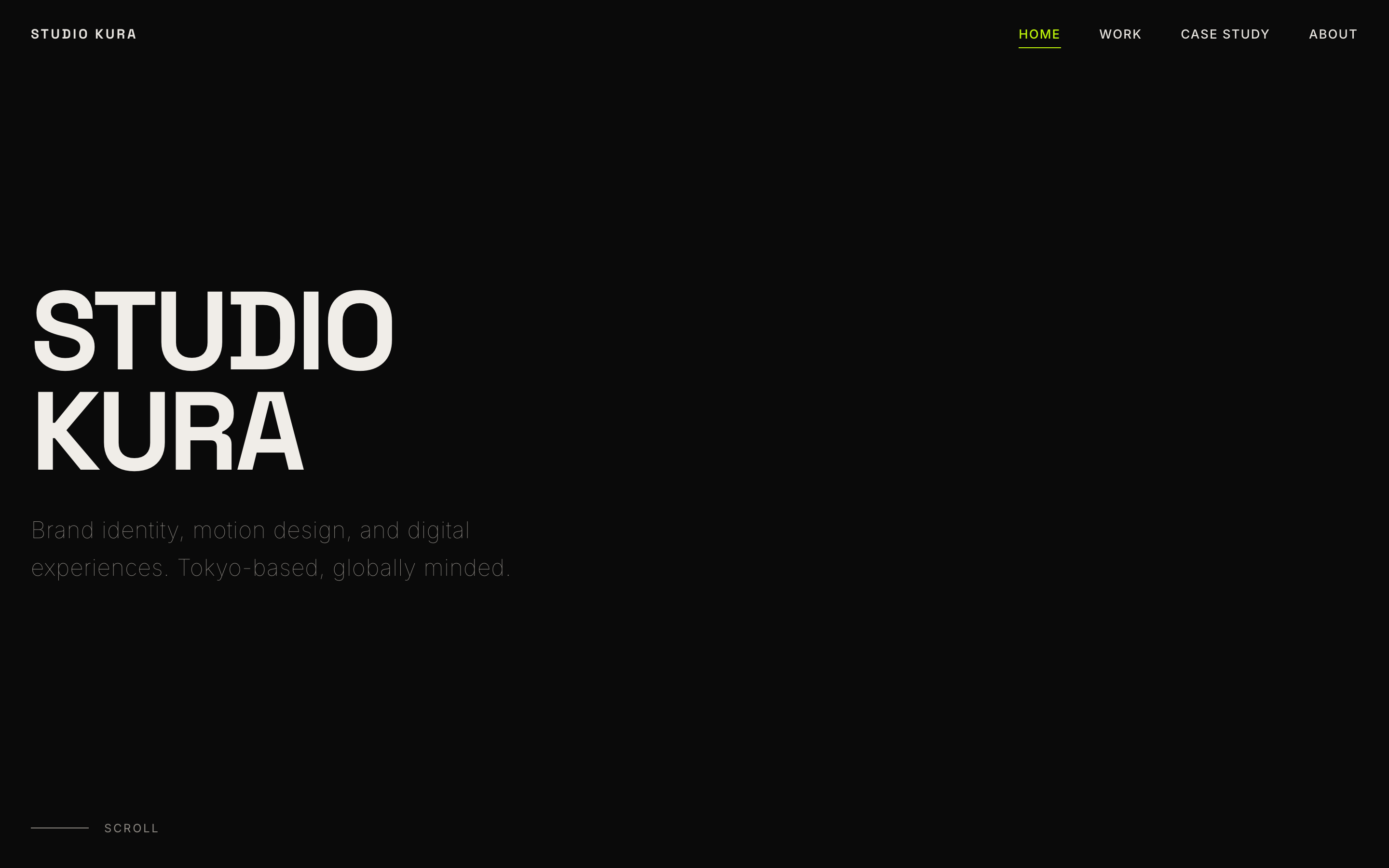 Studio Kura — a product generated by OPC