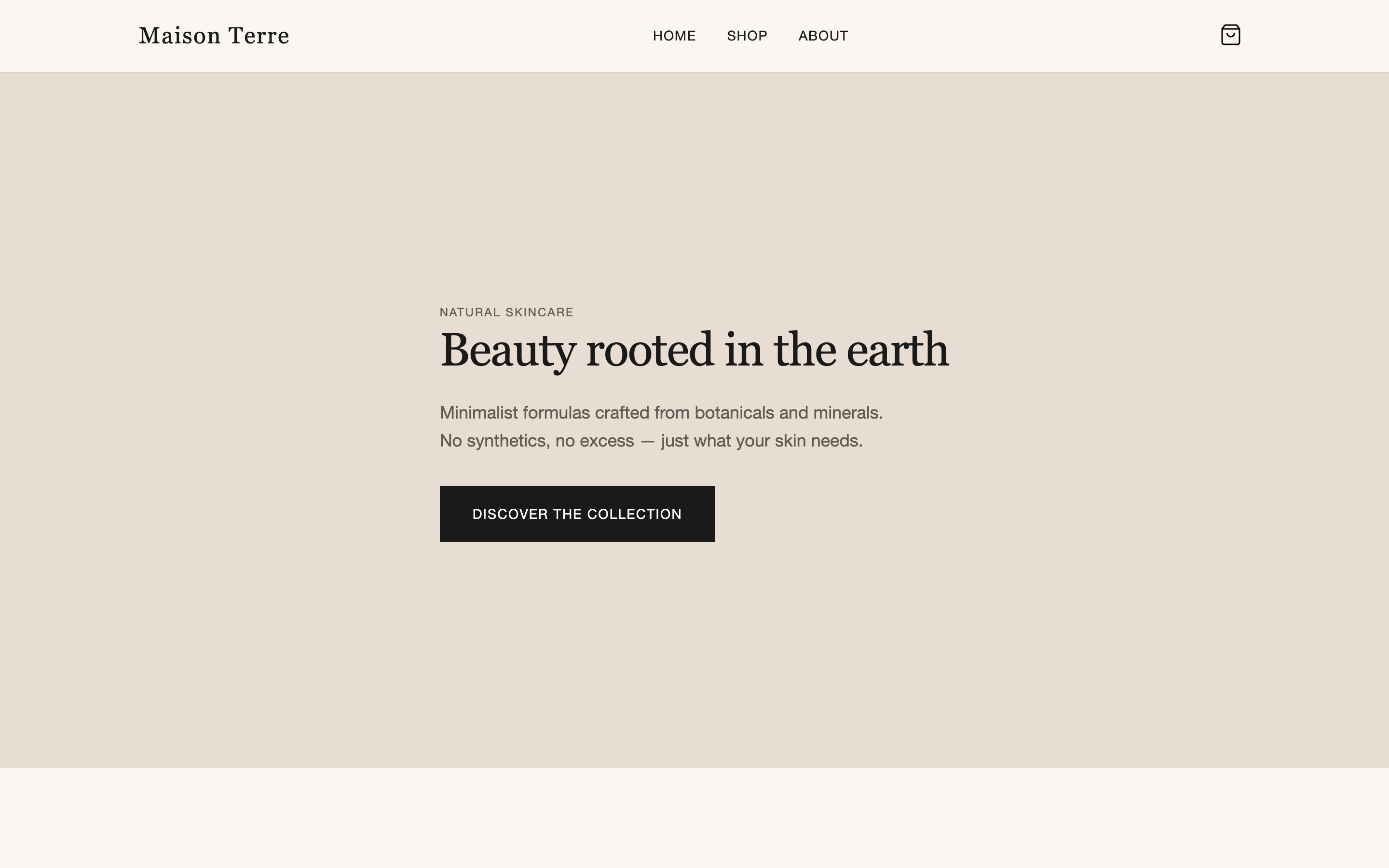 Maison Terre — a product generated by OPC